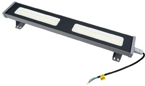 LUXULA 2 Stück LED Hallenstrahler 100W 12400lm, 5000K Neutralweiß | 120 lm/W, IP65 IK06, Industrie Hallenleuchte für Werkstatt, Lager und Garage, High Bay Industrielampe