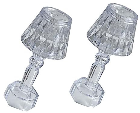 Ipetboom 2 piezas Lámpara de Mesa LED con Luz Atmosférica y Diseño Desmontable para Dormitorio Salón y Oficina Luz Nocturna y Decorativa