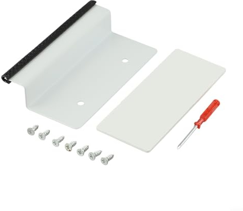 Berührungsloser Türöffner für Müllschublade, Unterschrank, Pedalwerkzeug, Eisenmaterial, weiß, schwarz, 1,9 cm dick, platzsparende Küche (weiß)