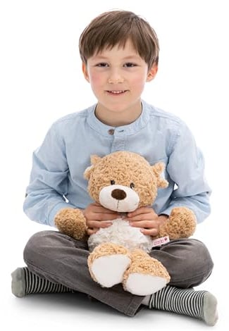 NICI Kuscheltier Bär Finni 35cm - karamell - 62960 | Stofftier aus weichem Plüsch, niedliches Plüschtier zum Kuscheln und Spielen, für Kinder & Erwachsene, tolle Geschenkidee
