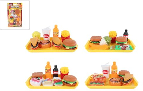 Van Manen Fast Food Spielset Mini Menü Kunststoff Spielzeug