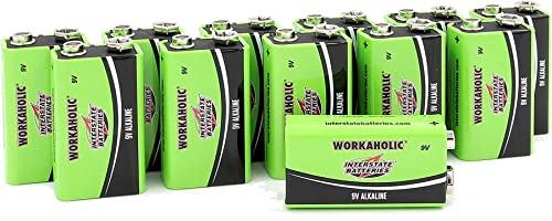 Interstate Batteries 9 Volt Alkaline Batteries (12-Pack) 9V