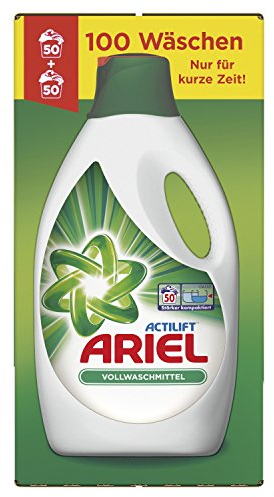 Ariel Vollwaschmittel Flüssig, 100 Waschladungen