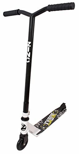 Zinc Unisex, Jugendliche Backbone White Stunt-Scooter, Weiß/Schwarz, Einheitsgröße
