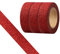 Glitter Washi Tape,3 Rolls 15mm Decorative Tape, Craft Self Adhesive Stick On Sticky Glitter Trim Gold ，Supplies for DIY, Bullet Journal, Craft, Gift Wrapping, Scrapbooking (Red)