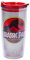 Silver Buffalo Jurassic Park - Vaso de viaje de doble pared con tapa de cierre deslizante, 20 onzas