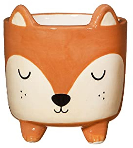 Sass & Belle Mini maceta de zorro en patas