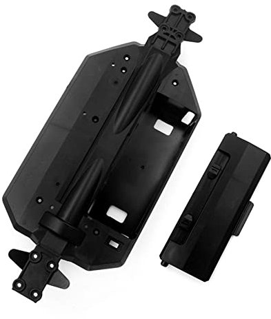 Hnsedjdh RC Car Chassis and Battery Cover for 104009 12402-A 12401 12402 12403 12404 12409 RC Car Parts Upgrade Parts