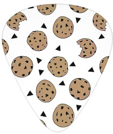 Cookies Food Chip Biscuits Gitarrenplektrum für Akustikgitarren (Premium-Gitarrenplektrum für Bass- und E-Gitarre)