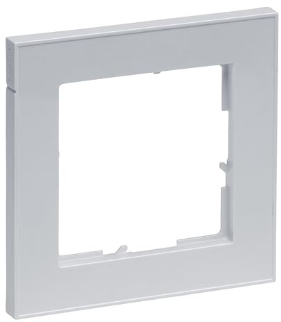 LEGRAND, SEANO+ 1-fach Rahmen, halogenfreies Thermoplast, nachhaltige Produktion und Verpackung, Farbe: Aluminium lackiert, 765281