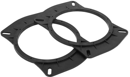 Partuto Speaker Spacer Ring 6x9 to 6.5 Tweeter Speaker Adaptor Car Speaker Subwoofer Mounting Spacer Bracket Ring for Nissan Sylphy ABS Black Waterproof