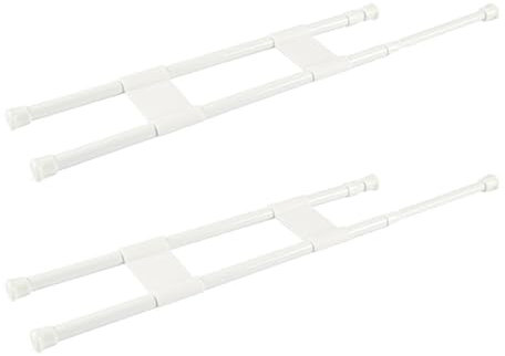 Doppel-Kühlschrank mit Federspannung, für Reiseanhänger, ausziehbar zwischen 38,1 cm und 68,6 cm, 48,3 cm und 88,9 cm