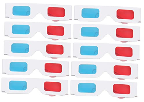 DOITOOL 10 Pack Glasses for Home Movie Viewing 3d Movie Viewing Glasses Props Glasses