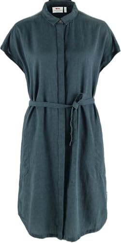 Fjällräven Damen Övik Hemp Kleid, Mountain Blue, S