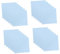 HAMPPLIES 50 Stück Brillenputztücher Brillenputztuch Brillenputztuch Brillenputztuch Brillenputztuch Linsentuch Für Kameraobjektive Poliertücher Linsenreinigungstuch Faser Blau