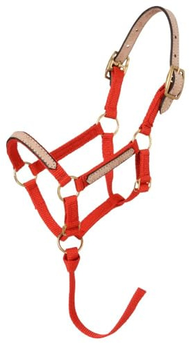 Tough1 Miniature Nylon Breakaway Halter - Red - Medium