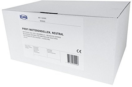 Flawa Profi Werondellen neutral durchmesser, 50 mm, 500 Stück, 1er Pack, (1x 500 Stück)