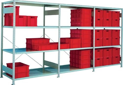 betriebsausstatter Regal Connector System, lxaxf, 2000 x 1300 x 500 mm, Bereich der Anbau