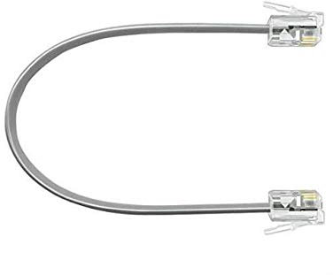live-wire-direct RJ11 RJ-11 ADSL 4 Wire 6P4C Internet Cable Phone Lead 0.3m