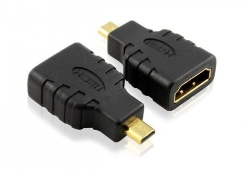 Micro HDMI to HDMI Adapter By Keple | Type D High Speed Gold Plated Converter Adaptor Replacement for Panasonic Lumix DMC DMC- HC HC- Series GH4 FZ1000 FZ300 FZ330 GF7 GF7K GH4A GH4H TZ61 TZ70 TZ71 TZ80 TZ81 TZ100 TZ101 TZ37 TZ40 FT3 FT4 FT5 FX90 FZ1000 FZ300 FZ330 V760 V770 V770M V777 Camera Accessories to Connect TV / HDTV / LCD / Plasma / Monitor | Supports 3D, 4K, 1440p, 1080p Audio & Video