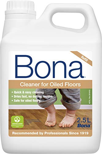 Bona Oiled Wood Floor Cleaner - Cleans & Nourishes - Refill - 2.5 Litre