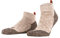 FALKE Herren Stoppersocken Lodge Homepad M Hp Baumwolle rutschhemmende Noppen 1 Paar, Braun Sesame 4390, 43/44 EU