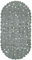 Circul Badewannenmatte 68 x 35 cm grau Steinoptik modern