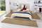 Hanse Home Teppich Bettumrandung Fancy 3-teilig – Bettvorleger Velours Teppichläufer Kurzflor Einfarbig Läufer-Set für Kinderzimmer Schlafzimmer, Braun 2X 67x140 cm 1x 67x250cm