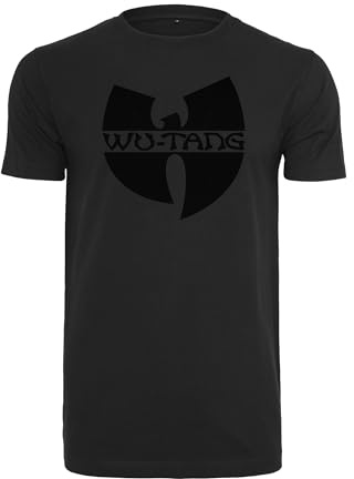 Wu Wear Herren Black Logo T-Shirt Black, XS