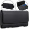 BECPLT Phone Holster for iPhone 16 15 14 Pro, iPhone 16 15 14,Xs,Galaxy S24 S23 S22 S20 S10 S8 S9 Belt Clip Case, Leather Cell Phone Holster Pouch ​Belt Holder with ID Card (fits w/Thin Case on)