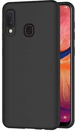 AICEK Compatible Samsung Galaxy A20e Hülle, Schwarz Silikon Schutzhülle für Samsung A20e Case TPU Bumper Galaxy A20e Handyhülle (5,8 Zoll)