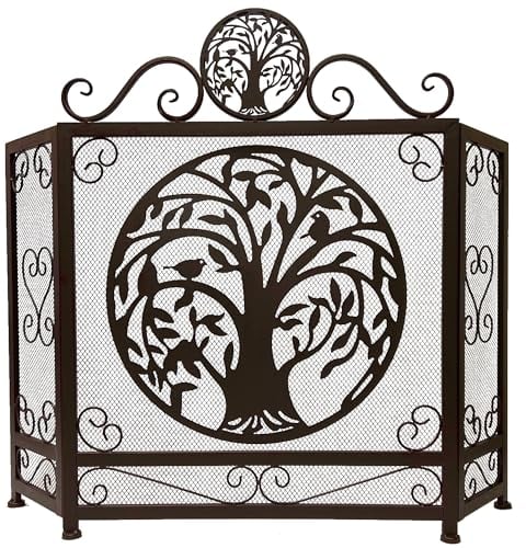 Tree of Life Metall Kaminschutz