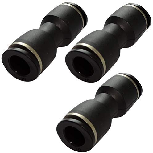 Aerzetix – C17169-3x Raccord Connexion Rapide Coupleur Droit Ф10mm Pneumatique Liquide Air comprimé Compresseur