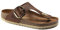 Birkenstock Gizeh Big Buckle Cognac, Oiled Leather, Infradito Donna, 41 EU