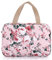 SUMTREE Trousse de Toilette Sac de Toilette Grande capacité Organisateur pour Le Voyage,Business,Pique-Nique(Rose Fleurs)