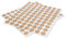 WoodPress® Peel & Stick, Real Red Oak Wood, Screw Hole Cover Caps – 160 x 13mm Pieces – Can be Varnished or Finished as Desired