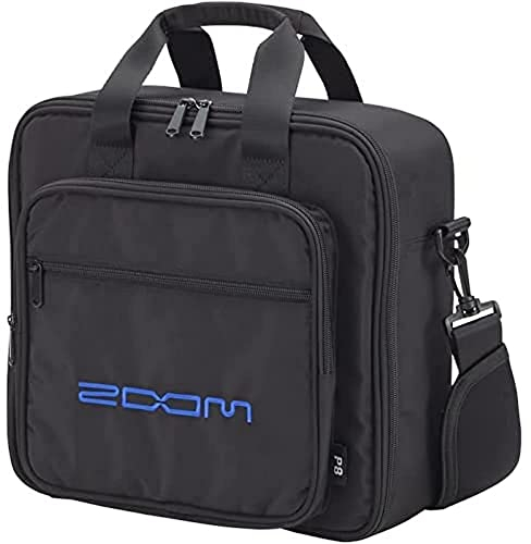 Zoom CBP-8 Tragetasche für PodTrak P8 Podcast Recorder – Robuste Transportlösung für Podcasting und mobiles Recording, schwarz mit blauem Innenfutter