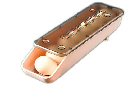 YYUNANG Automatic Rolling Egg Holder for Refrigerator Slide Design Egg Container for Refrigerator Plastic Egg Storage Box Chicken Egg Storage Container Egg Tray Holder for Household (Pink)…