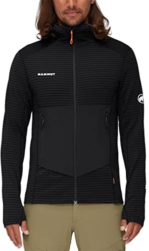 Mammut Aconcagua Light ML Hooded Jacket Men | Midlayer Jacke für Herren mit Kapuze | Schwarz, L