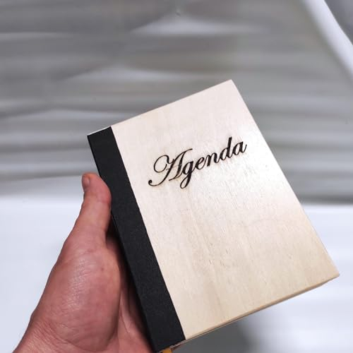 NatPerpetual23 Ewiger Terminplaner aus Holz, personalisierbar