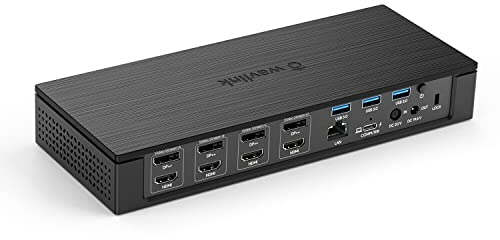 Laptop Docking Station Dual 5K/Quad 4K @60Hz, WAVLINK 20-in-1 Dockingstation mit 4 HDMI, 4 DP für M1/M2/Mac OS/Windows, 100W PD, 2.5G Ethernet Port, 3 USB3.0, 1 USB3.1, 9 Interchangeable Power Tipps