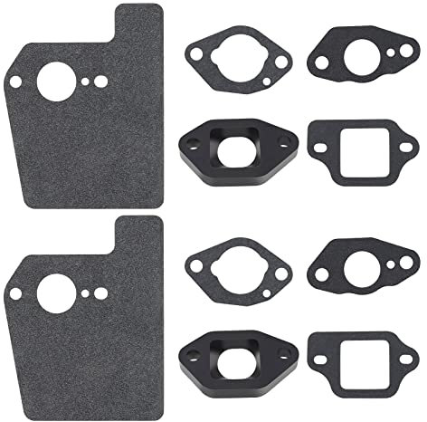 be in your mind Kit de 2pcs Joints d'isolateur de Carburateur Compatible avec Honda GCV160 GCV160A GCV160LA GCV160LAO GCV160LE Pièces de Moteurs de Tondeuse à Gazon