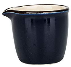 Gravy boat Japanese-style Creamer Pot Coffee Milk Cup Maple Syrup Pot No Handle Soup Bowl Steak Western Food Juice Bucket Can Be Heated in The Microwave 60ml Salad dressing gravy boat (Color : Blu)