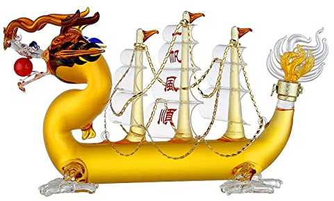 Whisky Karaffe Dragon Whisky-Dekanter 1300 ml/44 oz Tier-Dekanter Große Weinflasche Glas-Alkohol-Dekanter für Likör, Scotch, Bourbon, Wodka, 43 x 24 cm für Männer