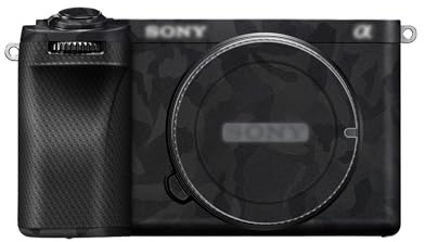JJC Camera Skin Sticker Body Wrap Protector Cover for Sony A6700 | Shadow Black, Guard film crafted by 3M material, Anti-Scratch & Decals Shield, Easy Install & Remove