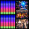 YYYuYong LED Leuchtstäbe Party 108 Stück,3 Effekte LED Schaumstoff Leuchtstab für Partys & Hochzeit,8–10 Stunden blinkende Party Sets, die im Dunkeln leuchten
