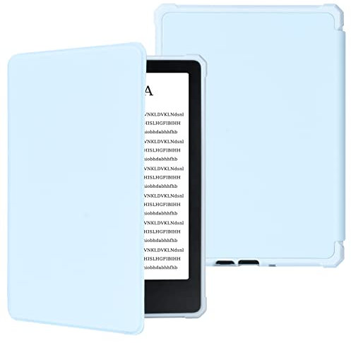Custodia Kindle Paperwhite 6,8 Pollici Cover Kindle 6,8 Paperwhite 11 Generazione Cover Protettiva Sottile con Sveglia/Sonno Automatico-Si Adatta (Light Blue, 6.8 inch)