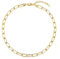 Philip Jones Gold Plated Paperclip Necklace