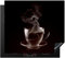KitchenYeah© Coperchio Piano Cottura 60x52 cm Cucina Copri Fornelli Tappetino Induzione Antiscivolo Piastra Protezione Tazza - Caffè - Nero