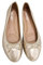 Ladies Flat Ballet Ballerina Pumps Plain Womans Work School Dolly Shoes SZ 3-8 (Gold, UK Footwear Size System, Adult, Women, Numeric, Medium, 8)